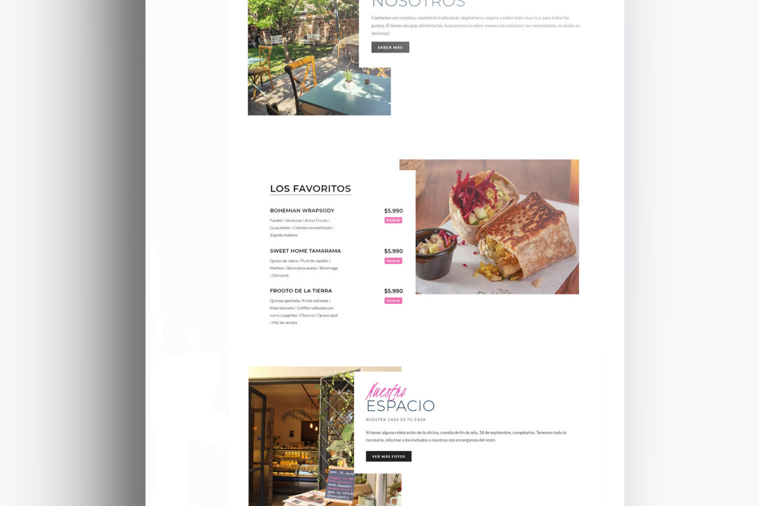 Web La Casa Froots